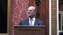 Guests sing Happy Birthday to The Duke of Edinburgh on his 90th birthday