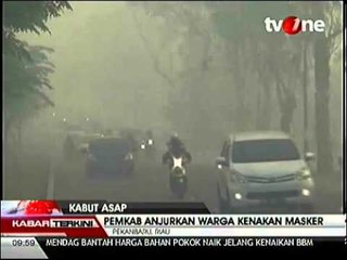 Kabut Asap di Pekanbaru Semakin Pekat