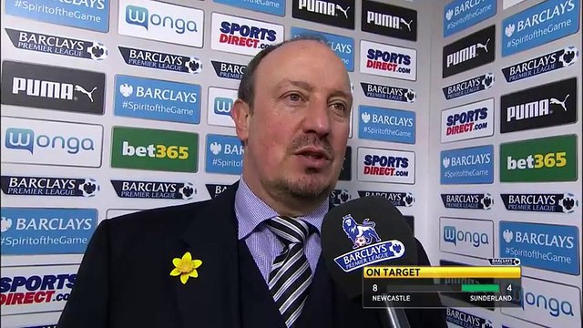 Newcastle 1-1 Sunderland: Rafael Benitez pleased with reaction
