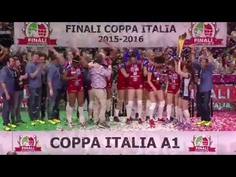 Piacenza - Bergamo 0-3 - Highlights - Finale Coppa Italia A1 2015/16