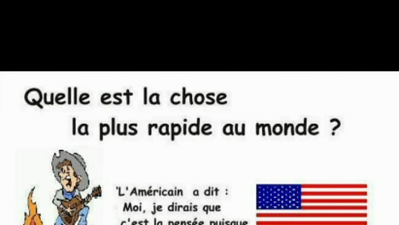 La chose la plus rapide aux yeux d'un français.. ...