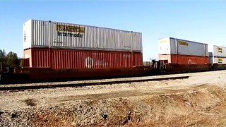 Norfolk Southern Leading An Intermodal Train Hurt, VA March 7th 2015