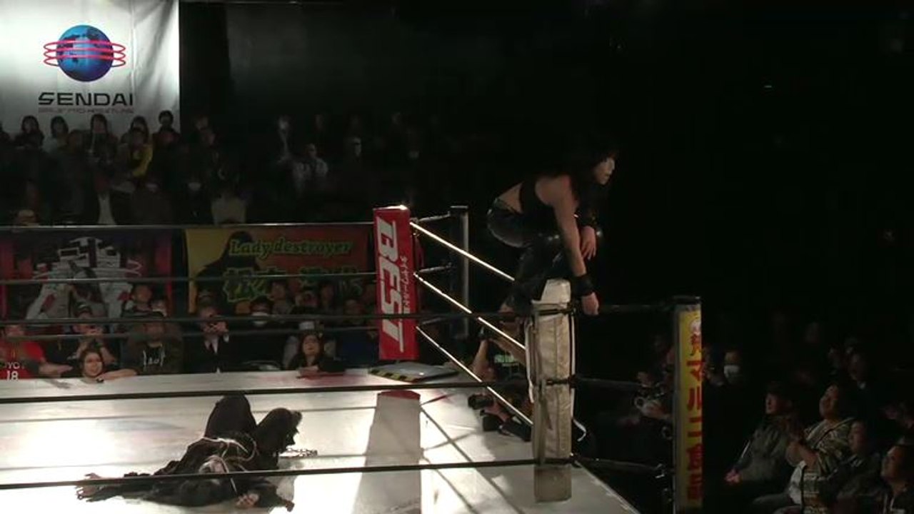 {Sendai Girls} Eiger Vs. KAORU (3/11/16)