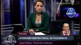 11DIC 1707 TV8 ATENTADO CONTRA FISCAL DE PACASMAYO VEHÍCULO FUE BALEADO