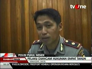 Tak Terima Anak Ditegur, Polisi Pukul Seorang Nenek
