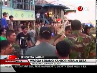 Kantor Diserang Warga, Pak Lurah Luka Parah