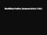 Download ‪MacMillan Profiles: European Artists (1 Vol.) PDF Free
