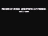 Read ‪Mariah Carey: Singer-Songwriter Record Producer and Actress PDF Online