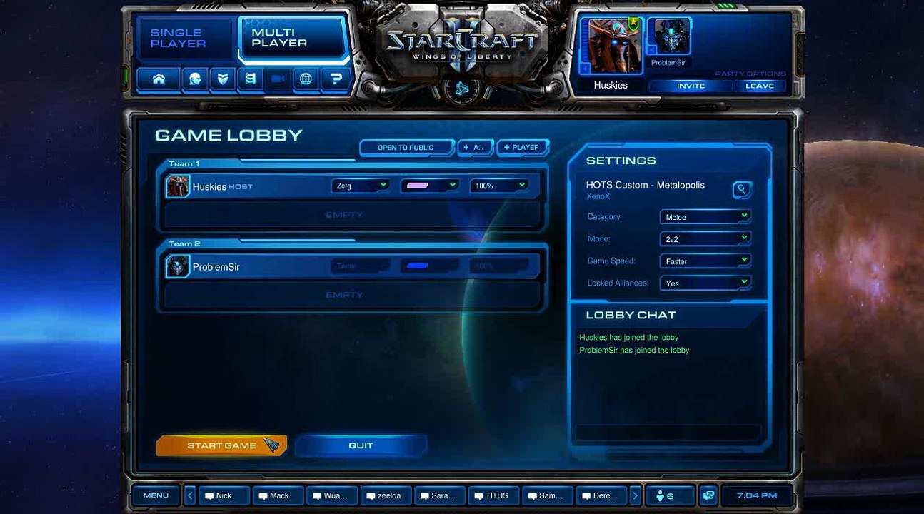 HotS Custom SC2 Map - Heart Of The Swarm