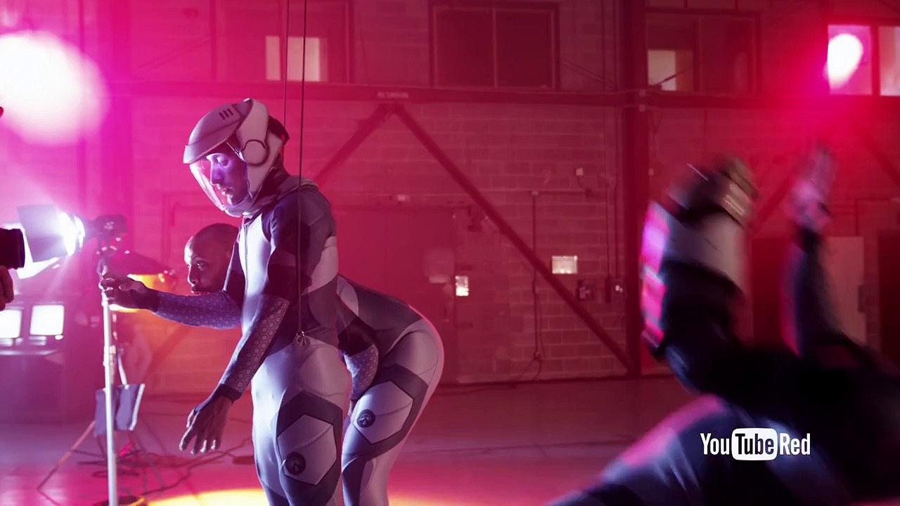 Behind the scenes on the set of Lazer Team