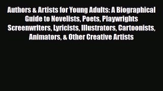 Read ‪Authors & Artists for Young Adults: A Biographical Guide to Novelists Poets Playwrights