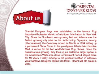 Rug Repairing Services at Oriental Rugs | Big Rugs Store in Atlanta