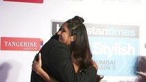 Katrina Kaif HUGS Sanjay Dutt At HT Most Stylish Awards 2016