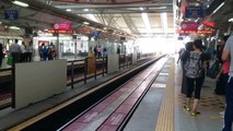 Rapid KL LRT train arriving KL Sentral