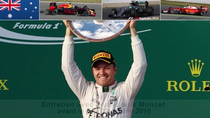 Entretien avec Jean-Louis Moncet après le GP d'Australie 2016