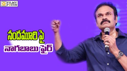 Nagababu fire on Balakrishna - Filmyfocus.com