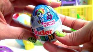 Teletubbies Play-Doh Surprise Eggs MLP Kinder My Little Pony, Nickelodeon Peppa Pig, Disney toys - YouTube