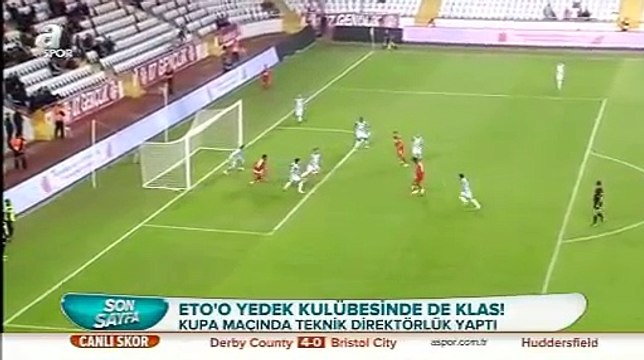 Etoo yönetti Antalyaspor kazandı