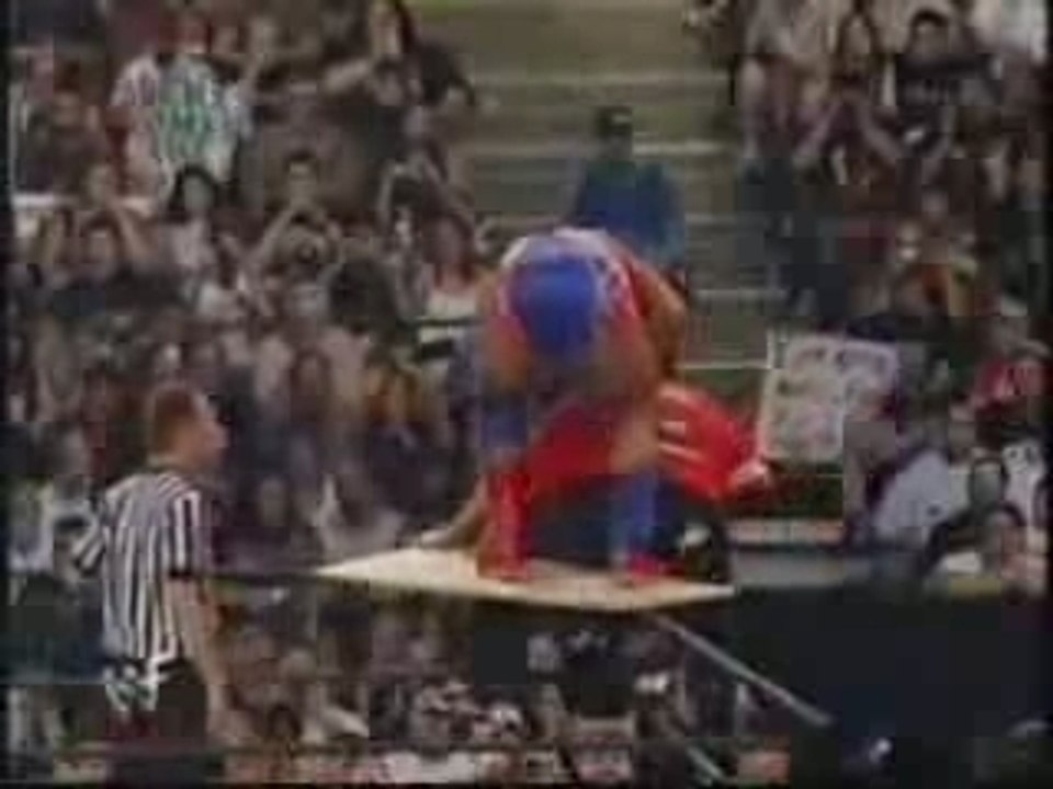 Kurt Angle - Angle slam from the top rope