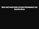 Read ‪Male and Female Roles in Ernest Hemingway's the Sun Also Rises Ebook Free