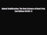 Download ‪Spinal Stabilization: The New Science of Back Pain 2nd Edition (8596-2)‬ PDF Free