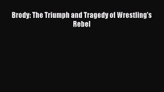 Download Brody: The Triumph and Tragedy of Wrestling's Rebel PDF Free