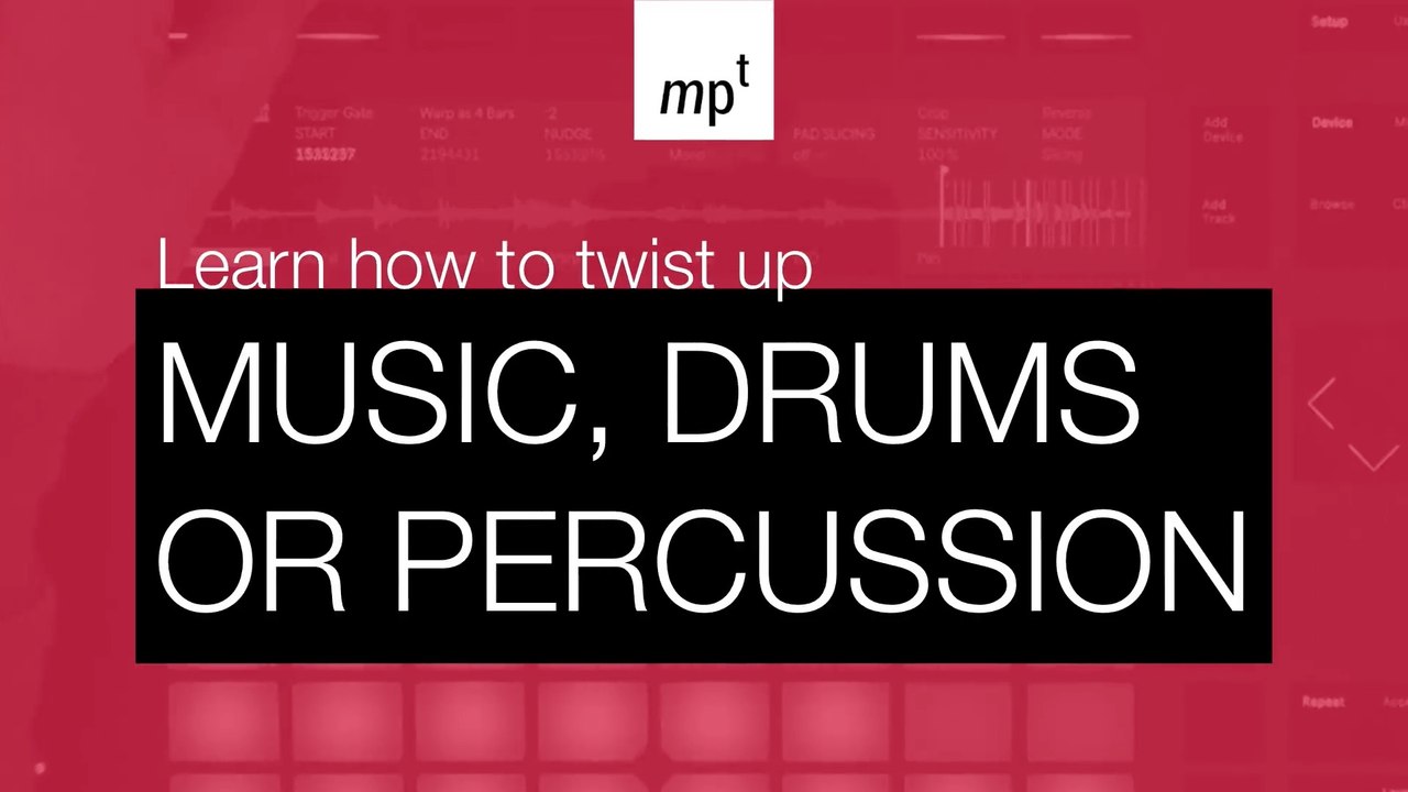 How to twist up music, drums or percussion in Ableton Live