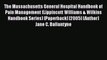 [PDF] The Massachusetts General Hospital Handbook of Pain Management (Lippincott Williams &