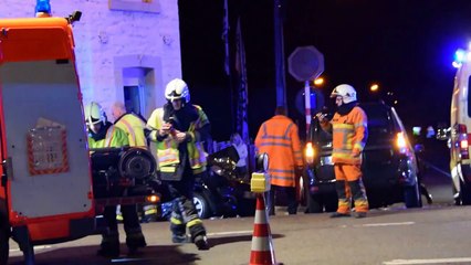 Doische : 8 personnes impliquées dans un accident