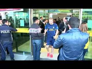 Elazığ'a gelen Fenerbahçe'ye taraftar morali