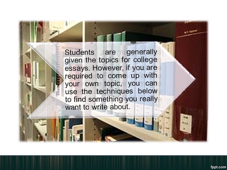 How to Get Ideas For Your Essay