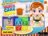 Baby Anna Cooking Block Cakes: Disney princess Frozen - Game for Little Girls
