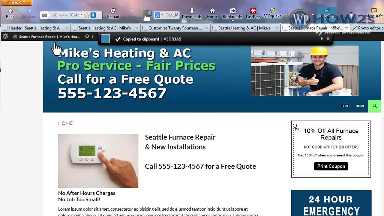 WordPress Tutorial for Beginners  Twenty Fourteen Theme  Properly Make a Website with WordPres... [HD, 720p]_clip9