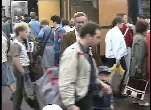 Ностальгия. СССР. Рижский рынок в Москве. 1990 год