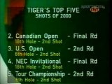Tiger Woods - Top 4 Shots of 2000