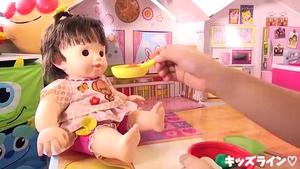ぽぽちゃん おうち おしゃべりキッチン&リビングダイニング 家 お道具  おもちゃ おままごと Baby Doll Popochan Kitchen House Toy