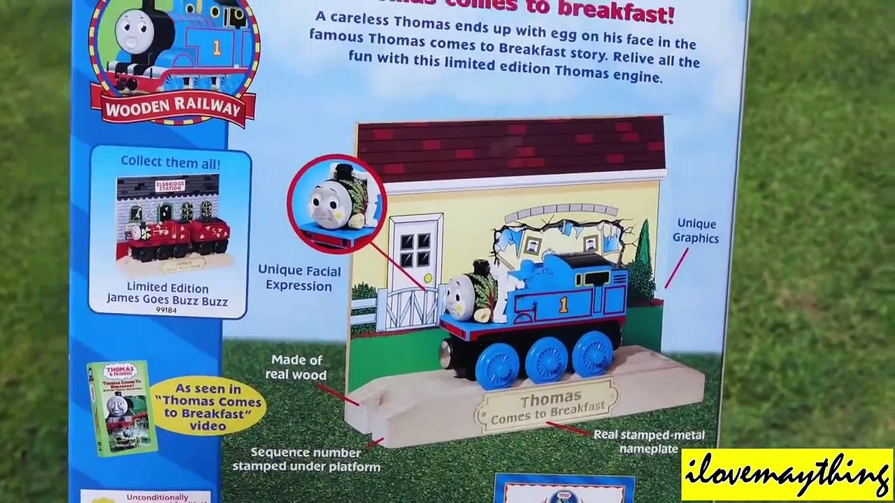 Thomas & Friends- Limited Edition Thomas Comes to Breakfast Wooden Railway