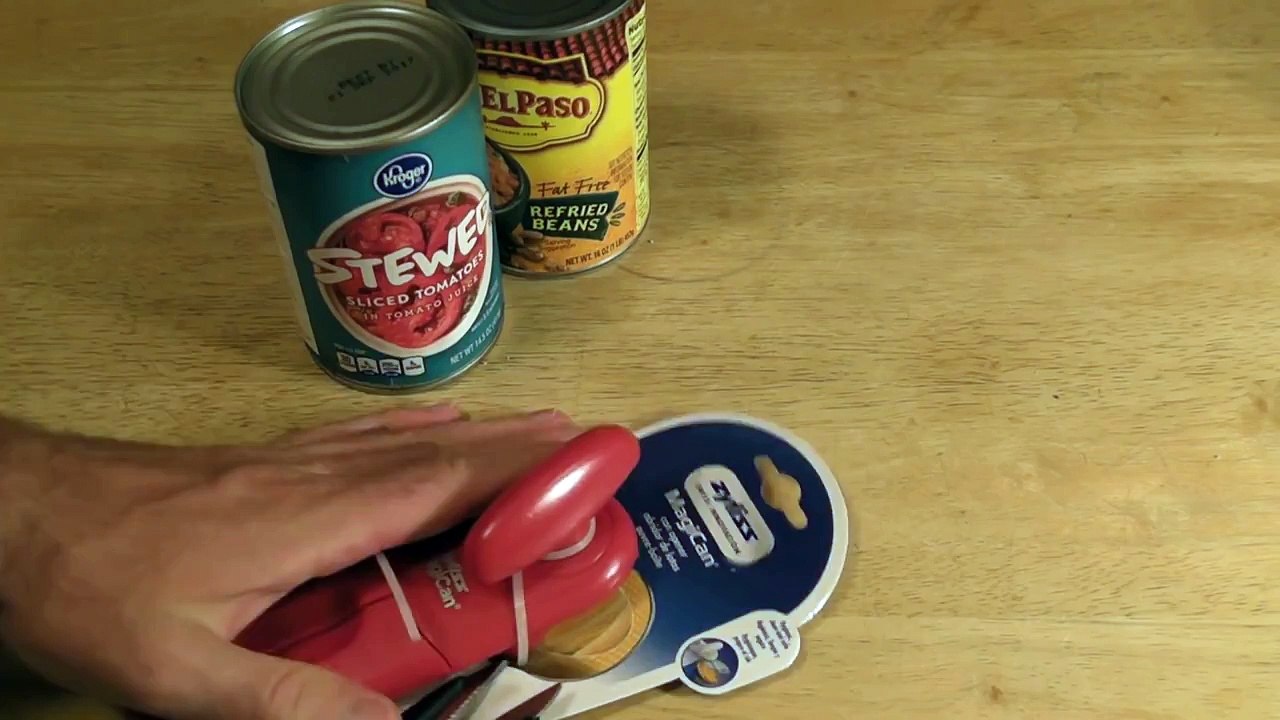 Zyliss Red MagiCan Can Opener Review video Dailymotion