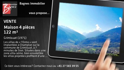 A vendre - Maison - Grimisuat (1971) - 4.5 pièces - 122m²