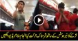 filming air hostess in Dubai to Karachi Shaheen Airline flight