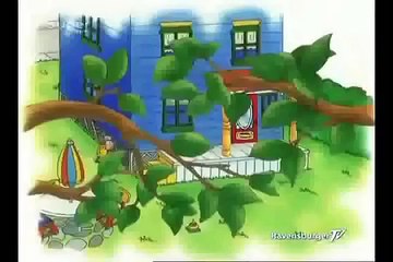 Caillou und das Klo im Garten