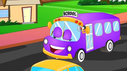 Wheels on the bus | Wheels on the bus go round and round | Nursery rhymes