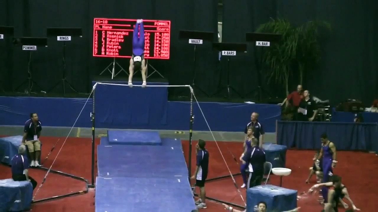 Ce gymnaste fait une terrible chute lors d'une prestation sur les barres fixes