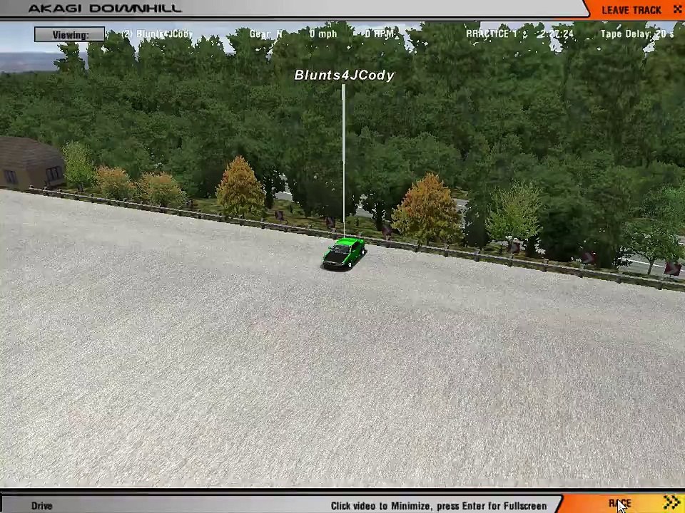 Westan drifting his S14 240sx in rFactor