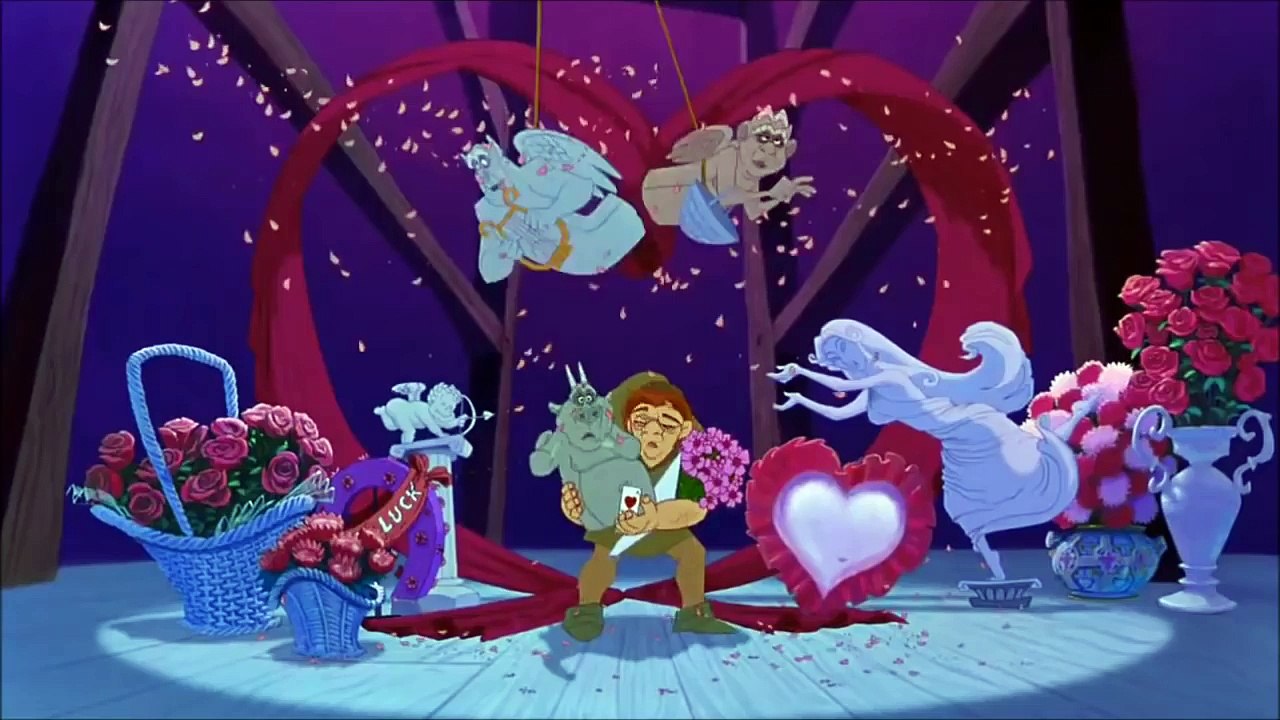 The Hunchback of Notre Dame - Esmeralda Phoebus first kiss HD