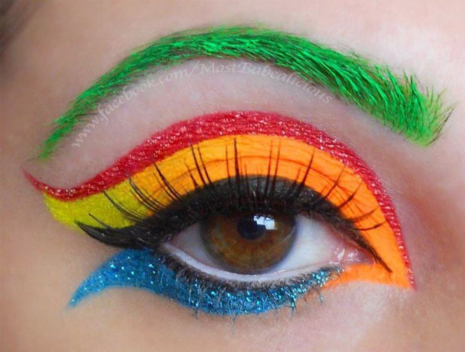 Most Popular Colorful Eye  look Make up I The Colorful Eye Look I Bright Colorful Eyeshadow Look I Spring 2016 Look