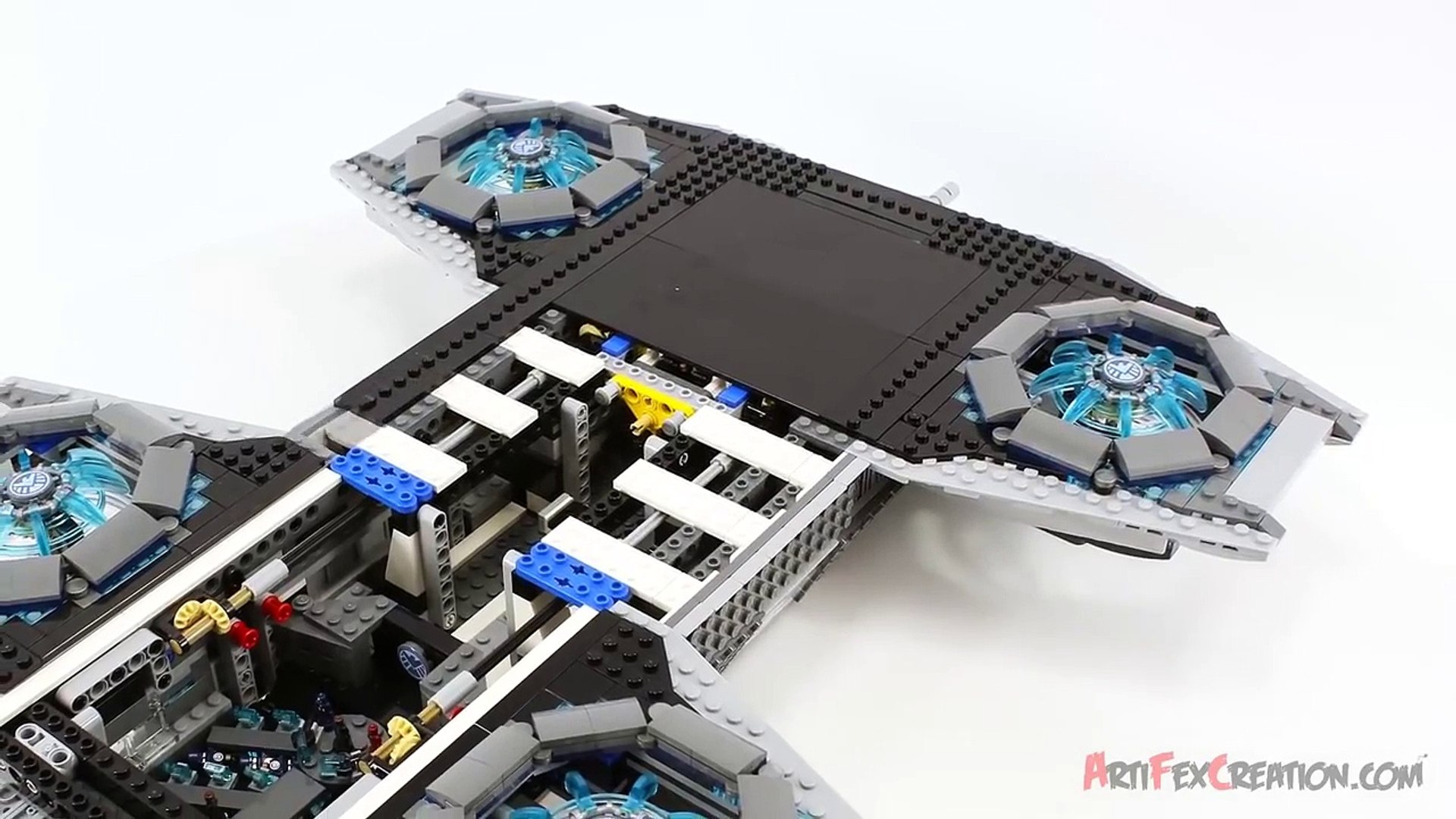 Lego Avengers SHIELD HELICARRIER 76042 Stop Motion Build Review – Видео  Dailymotion
