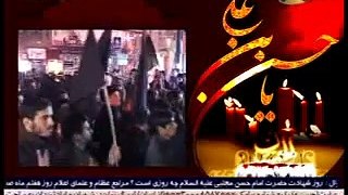 تشیع نمادین جنازه امام حسن مجتبی علیه السلام