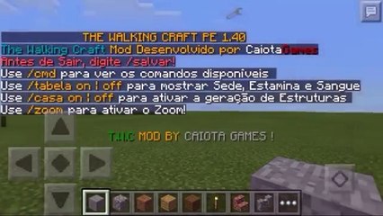 The Walking Craft MOD Minecraft PE 0.12.3 !!!