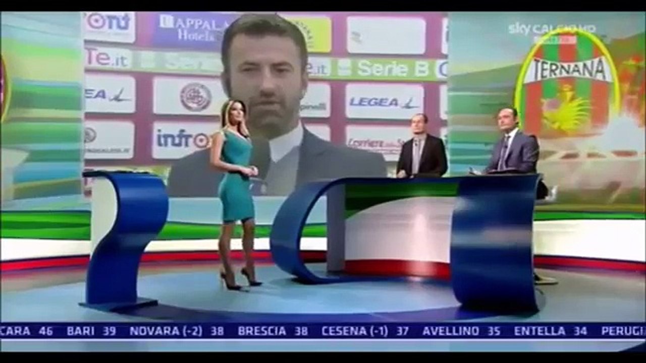 Diletta Leotta 06/02/2016 Sexy in tight green minidress and high heels Cleavage and hot le